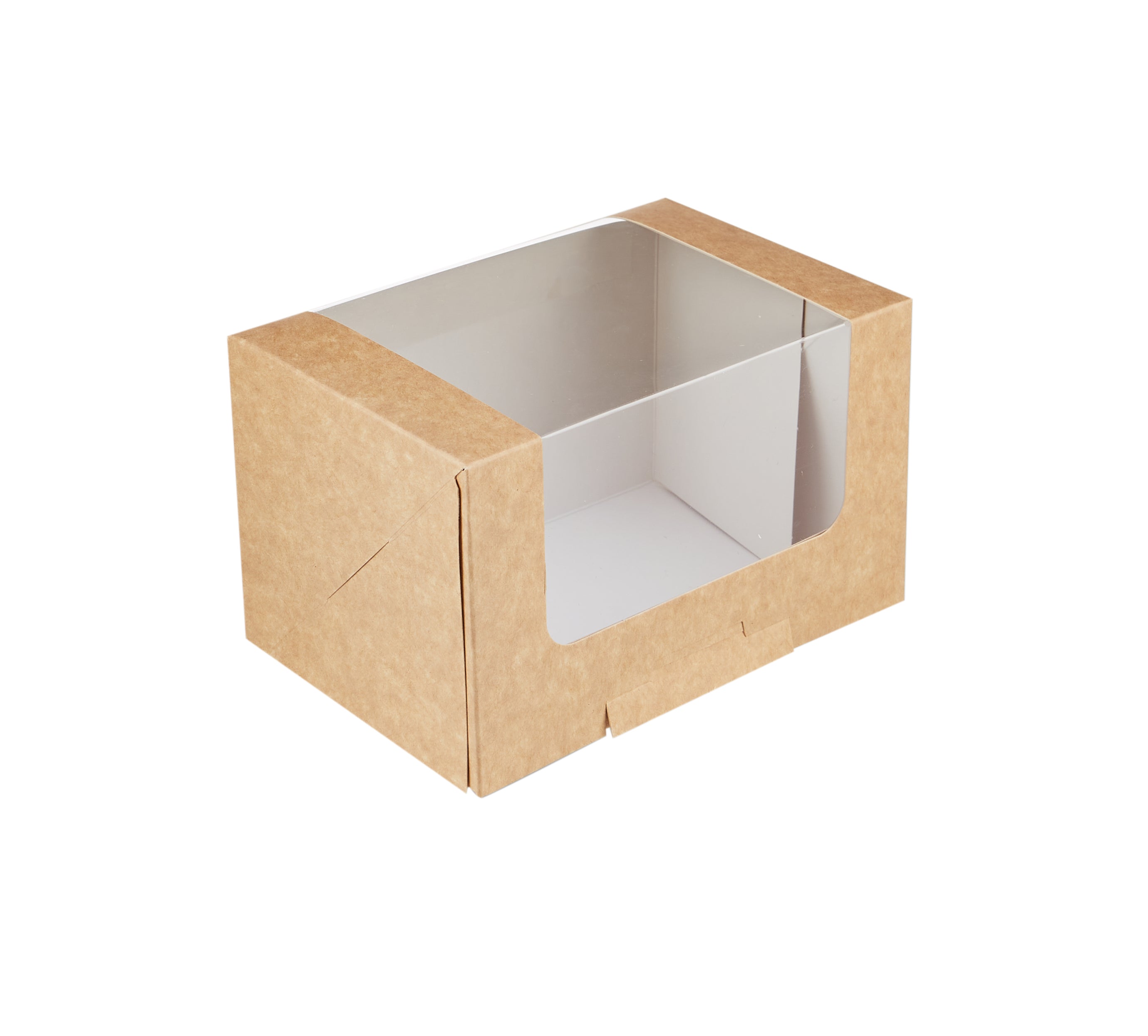 Kraft Rectangular Deli Box with Window - Hotpack Global