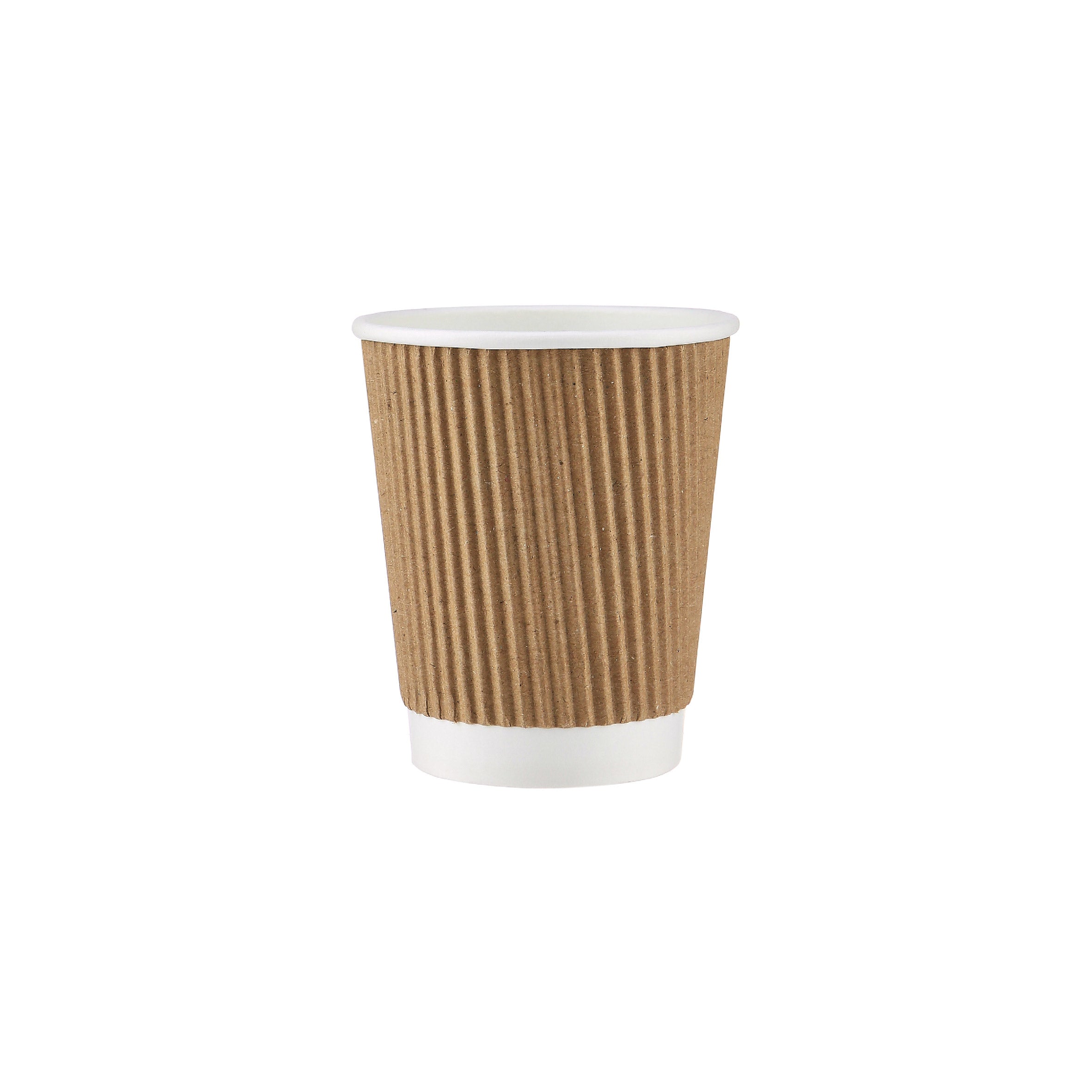 4 Oz Kraft Ripple Paper Cups 1000 Pieces Disposable Paper Cups