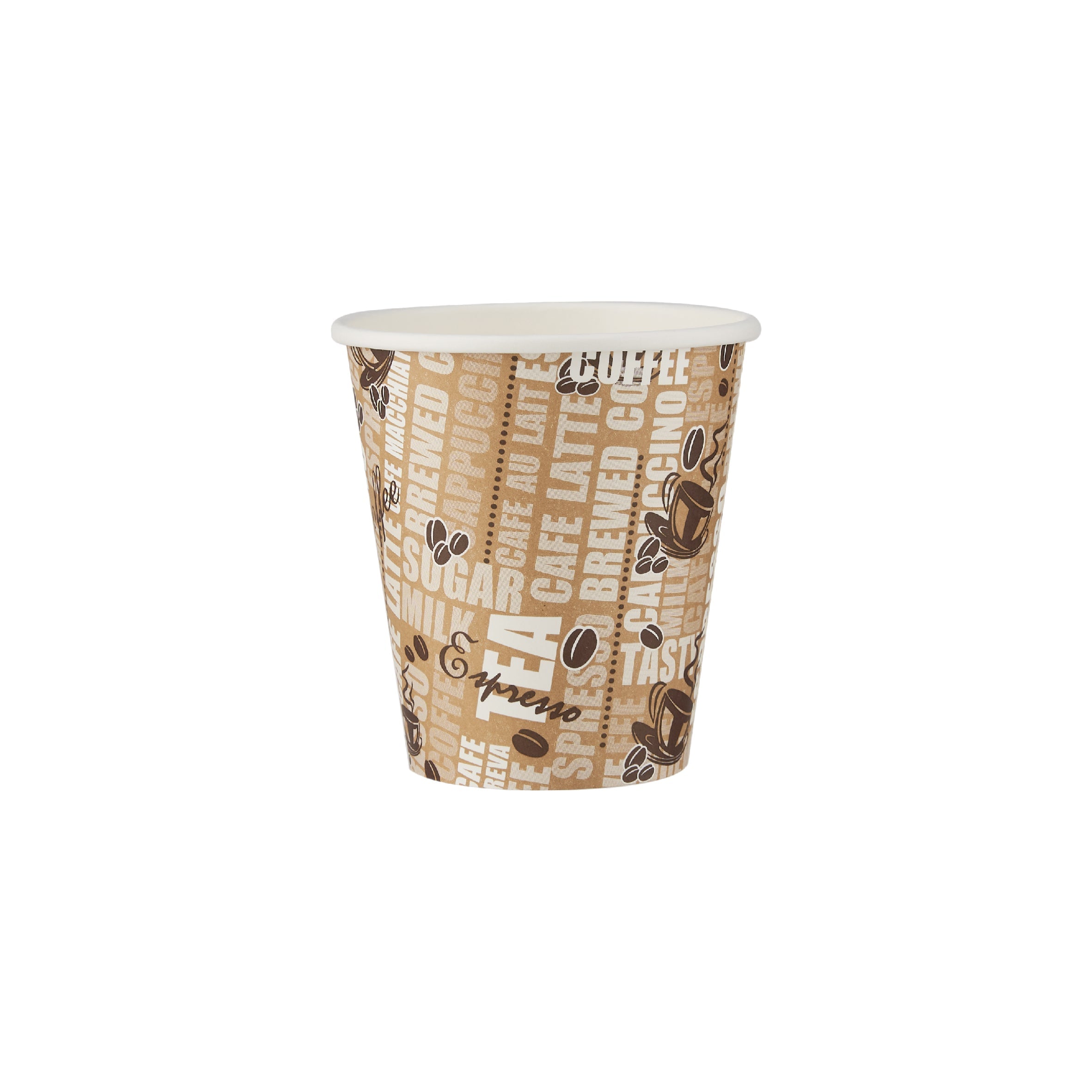 Printed Single Wall Paper Cups - hotpackwebstore.com