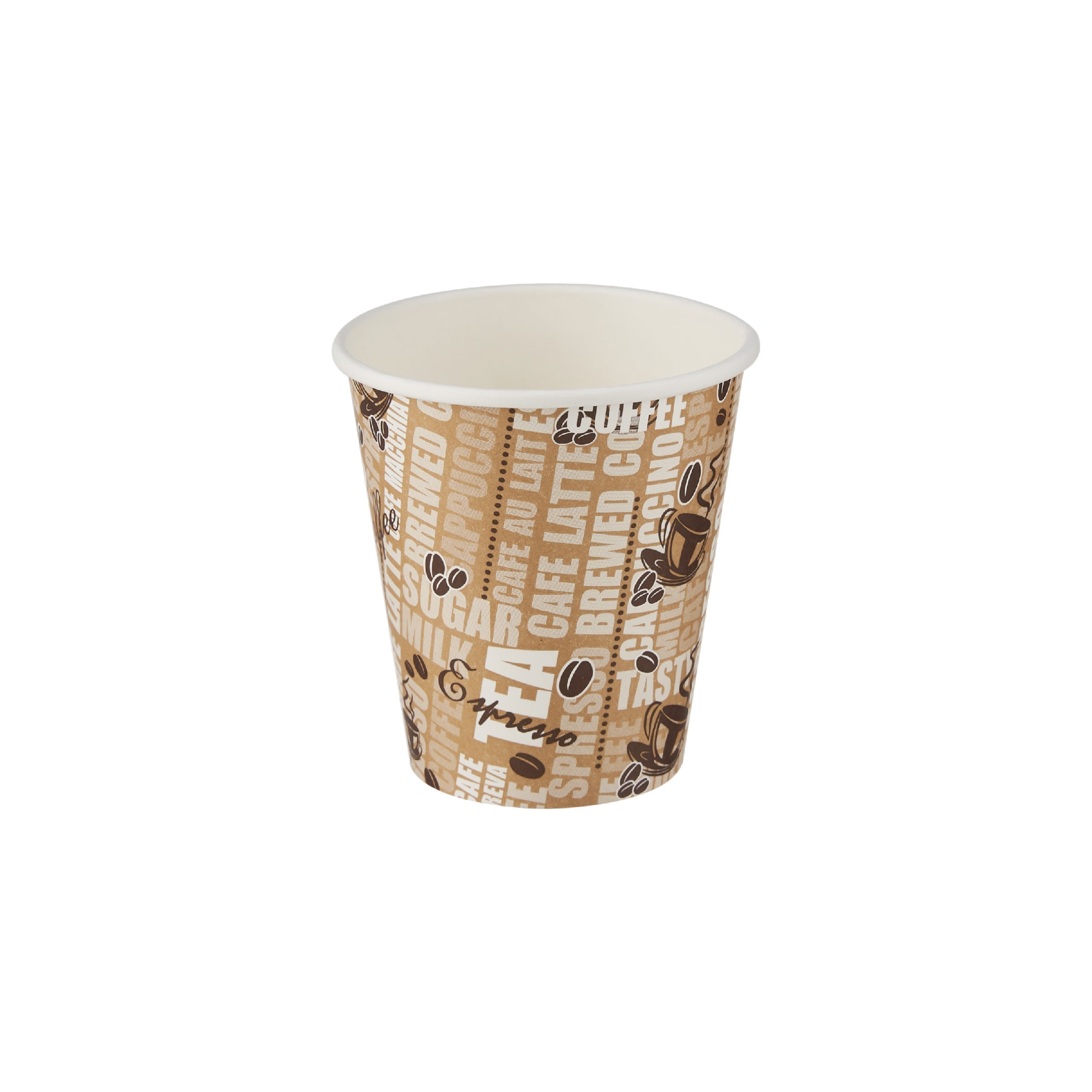 Printed Single Wall Paper Cups - hotpackwebstore.com