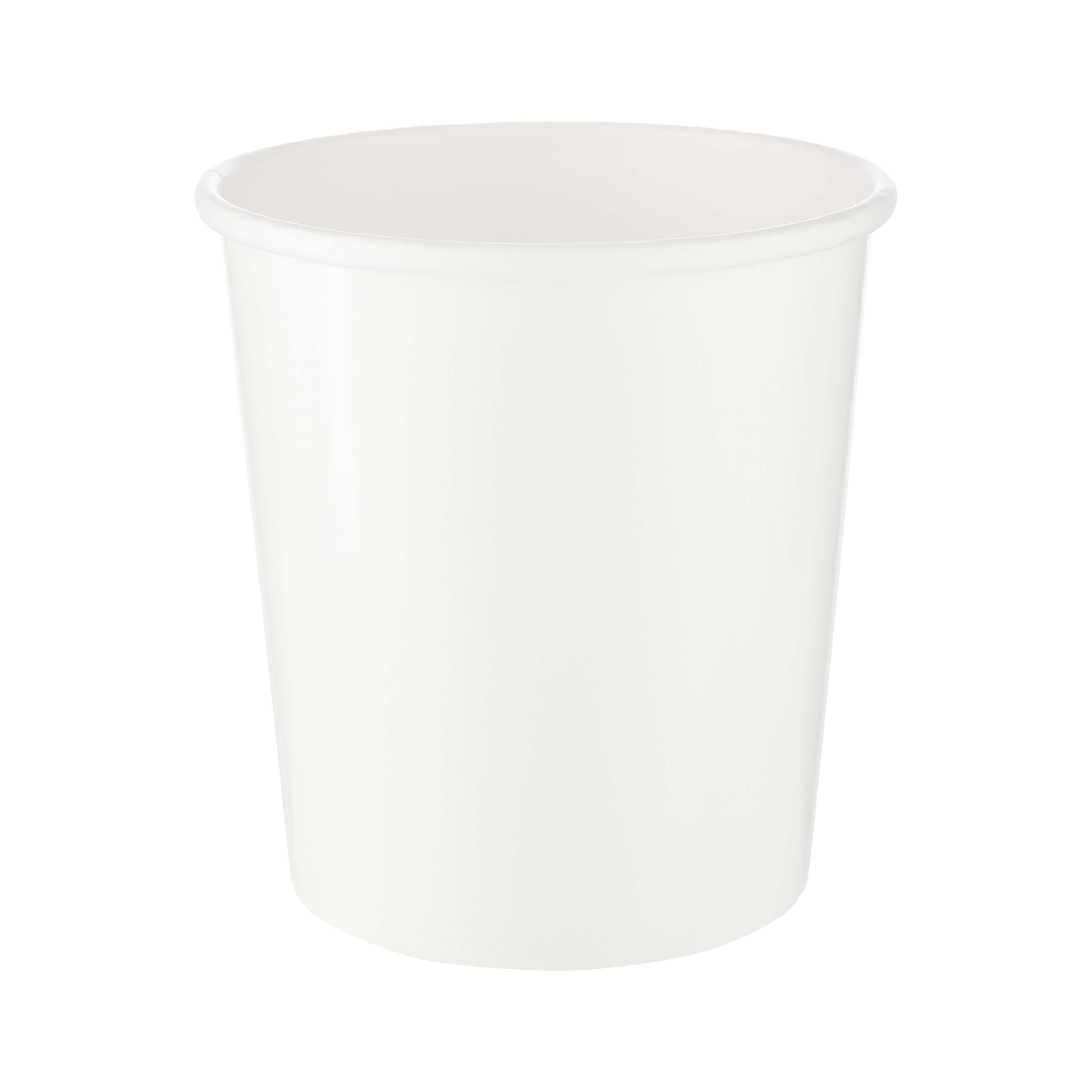 16 Oz White Paper Noodle Bowl with Paper Lid - Hotpack Global