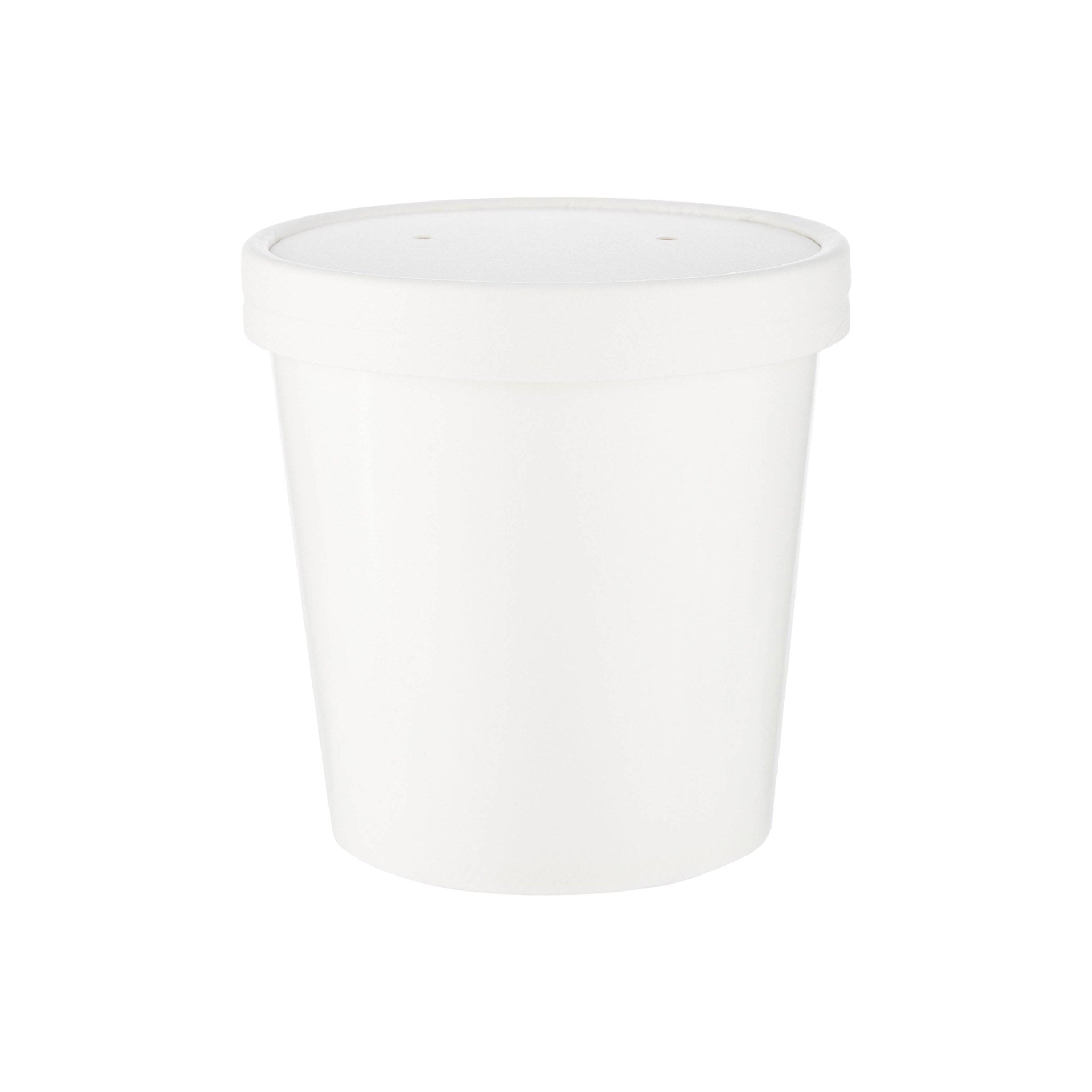 250 Pieces White Paper Noodle Bowl with Paper Lid - Hotpack UAE