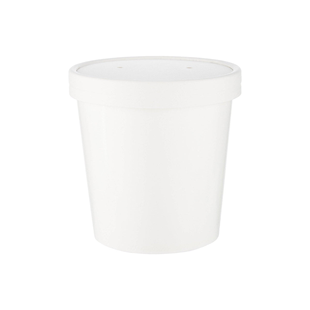 250 Pieces White Paper Noodle Bowl with Paper Lid - Hotpack UAE