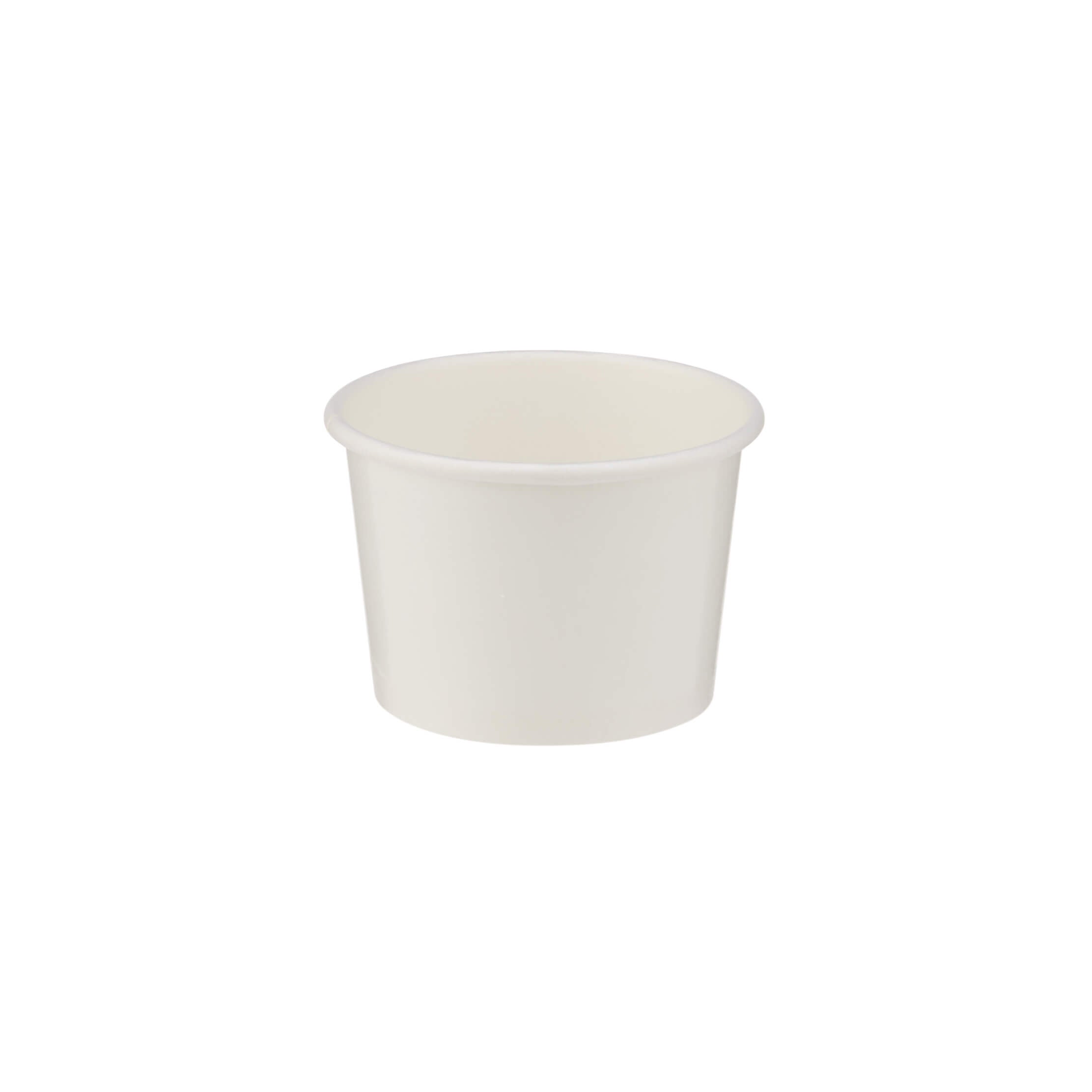 Paper Ice Cream Cup White 