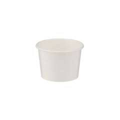 Paper Ice Cream Cup White 