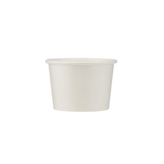 Paper Ice Cream Cup White 
