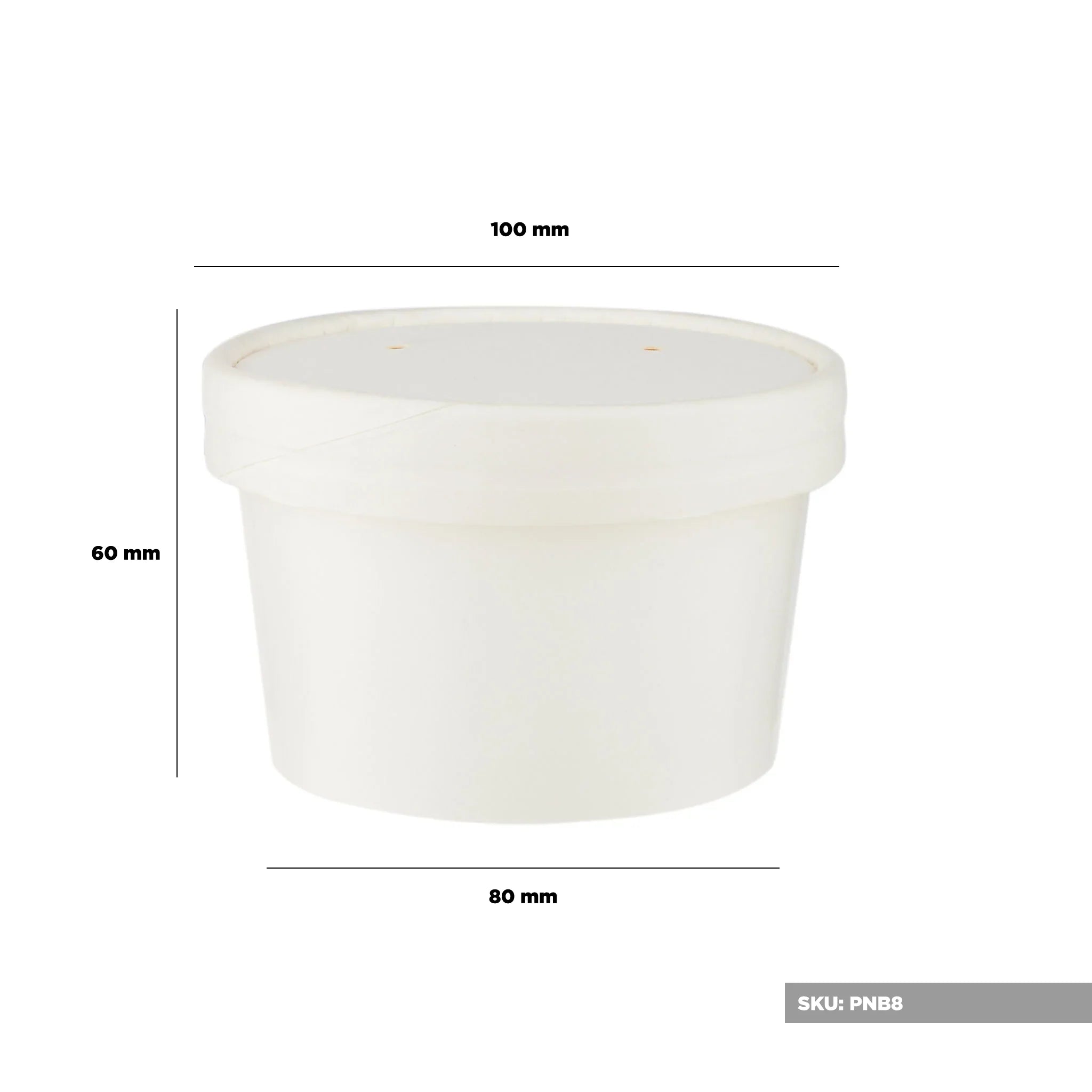 Paper Noodle Bowl with Paper Lid