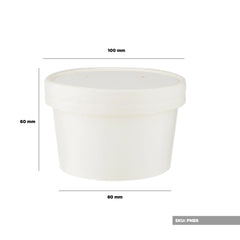 Paper Noodle Bowl with Paper Lid
