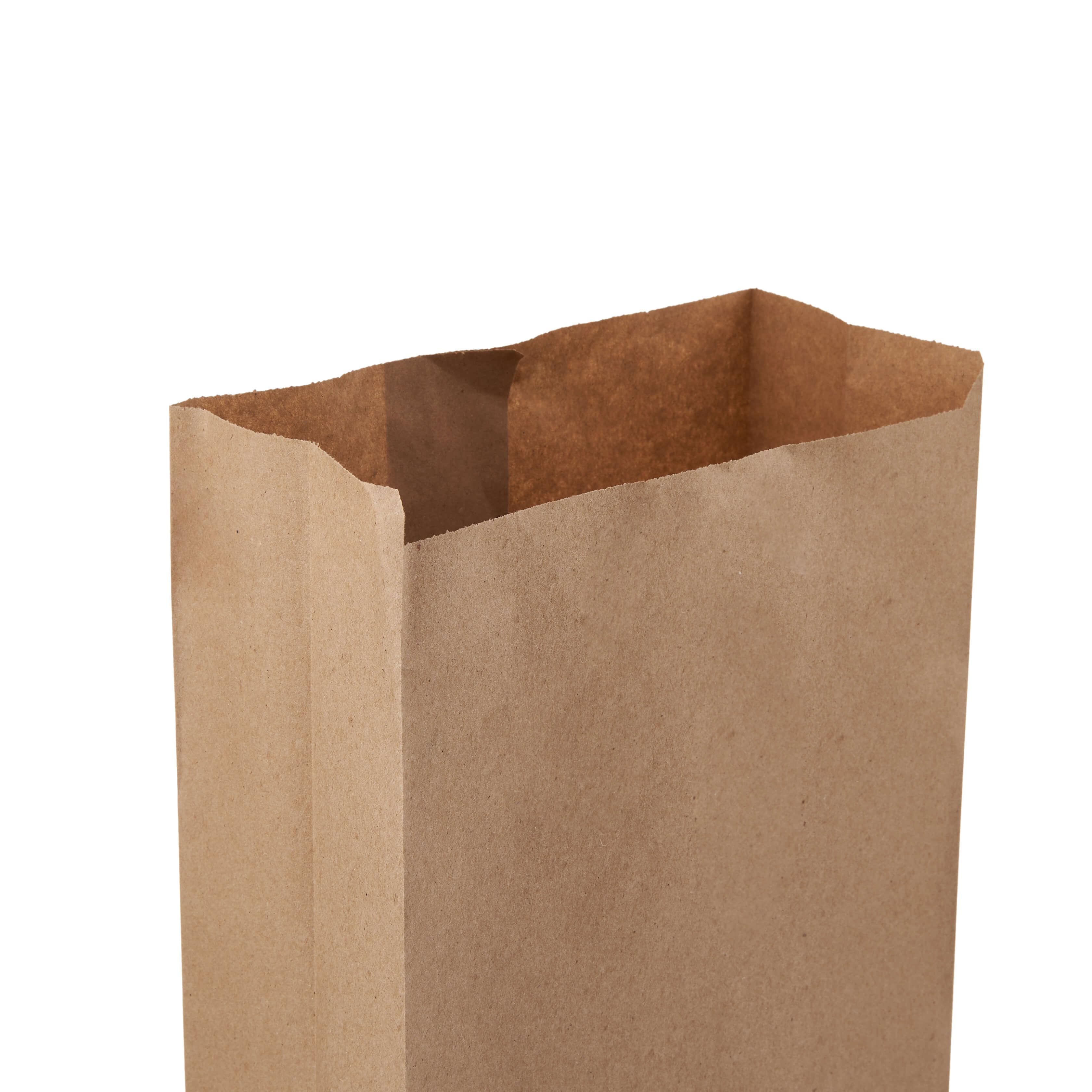 Paper Hot Pack أكياس ورقية بقاعدة مسطحة للمواد الغذائية - كيس ورقي بني – Hotpackjordan