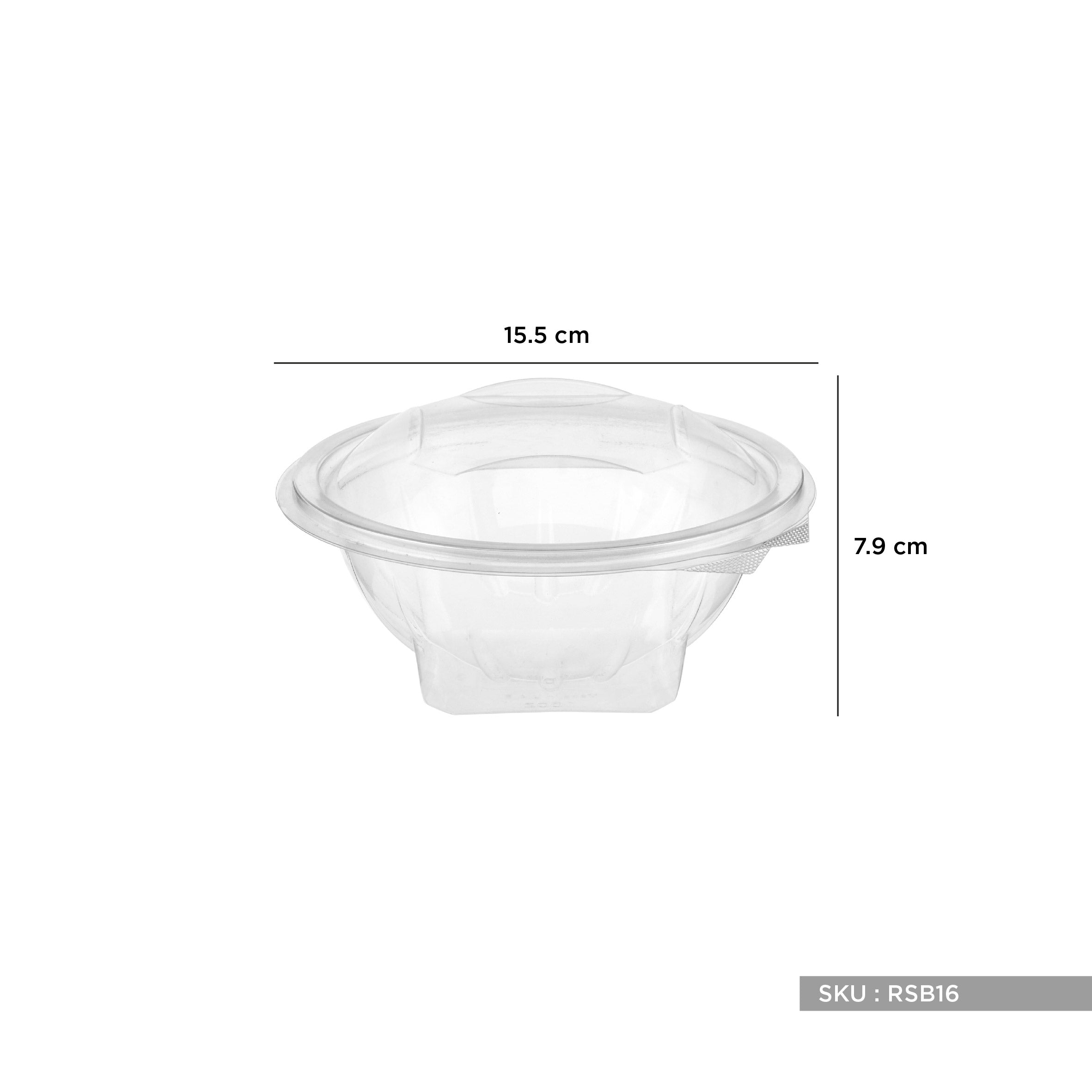 Round Hinged Salad Bowl - hotpackwebstore.com
