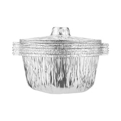 Round Aluminum Container With Lid