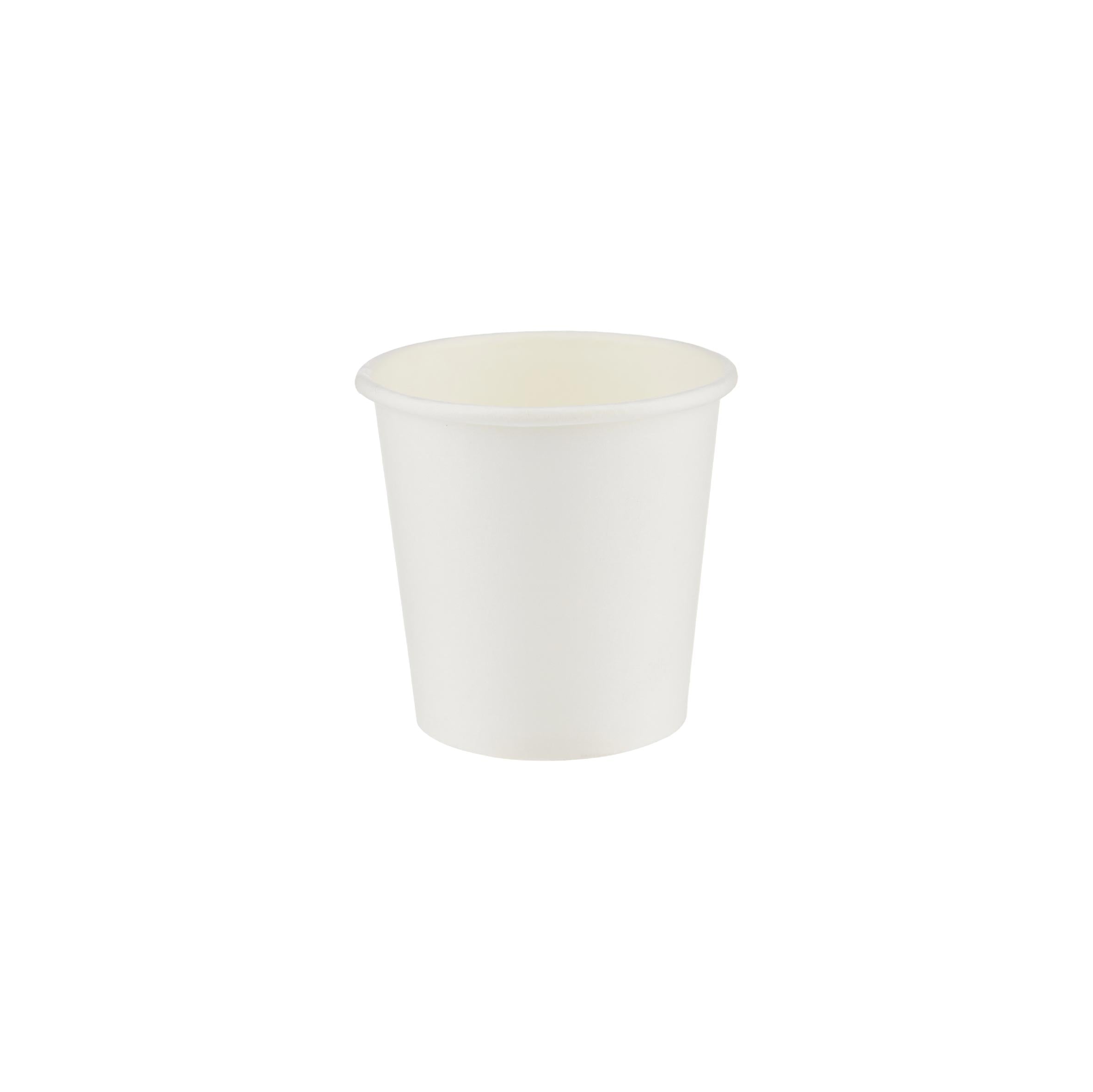 6.5 oz Heavy Duty White Single Wall Paper Cups - Hotpack UAE