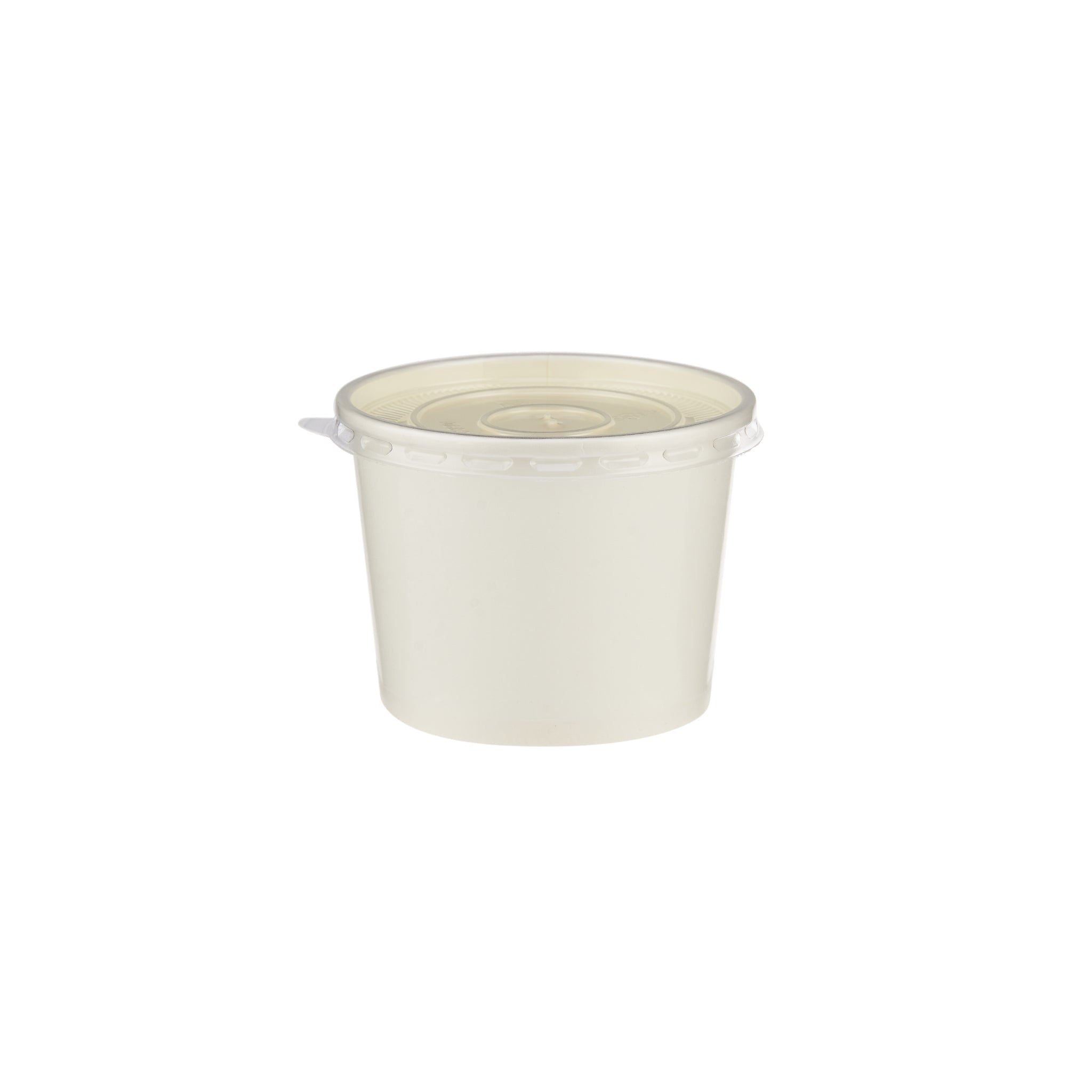 White Paper Soup Bowl - Disposable soup bowl with Lid – Hotpackjordan