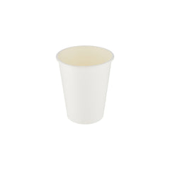  White Single Wall Paper Cups